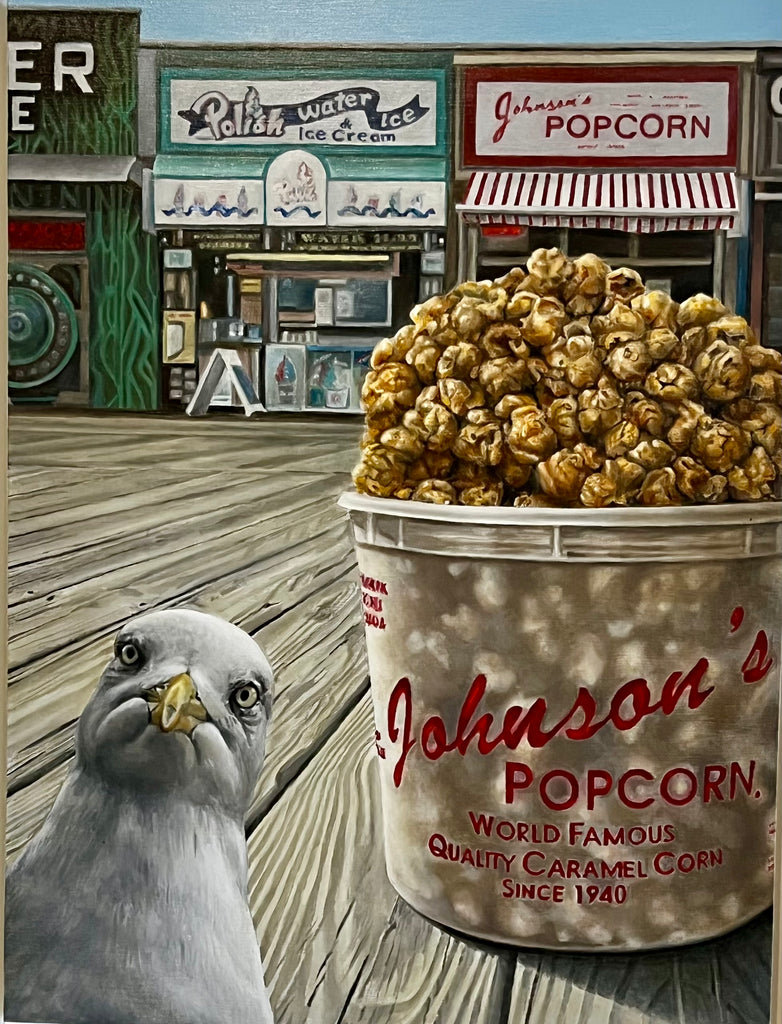 Johnson's Popcorn by Emily Wolfson SOLD