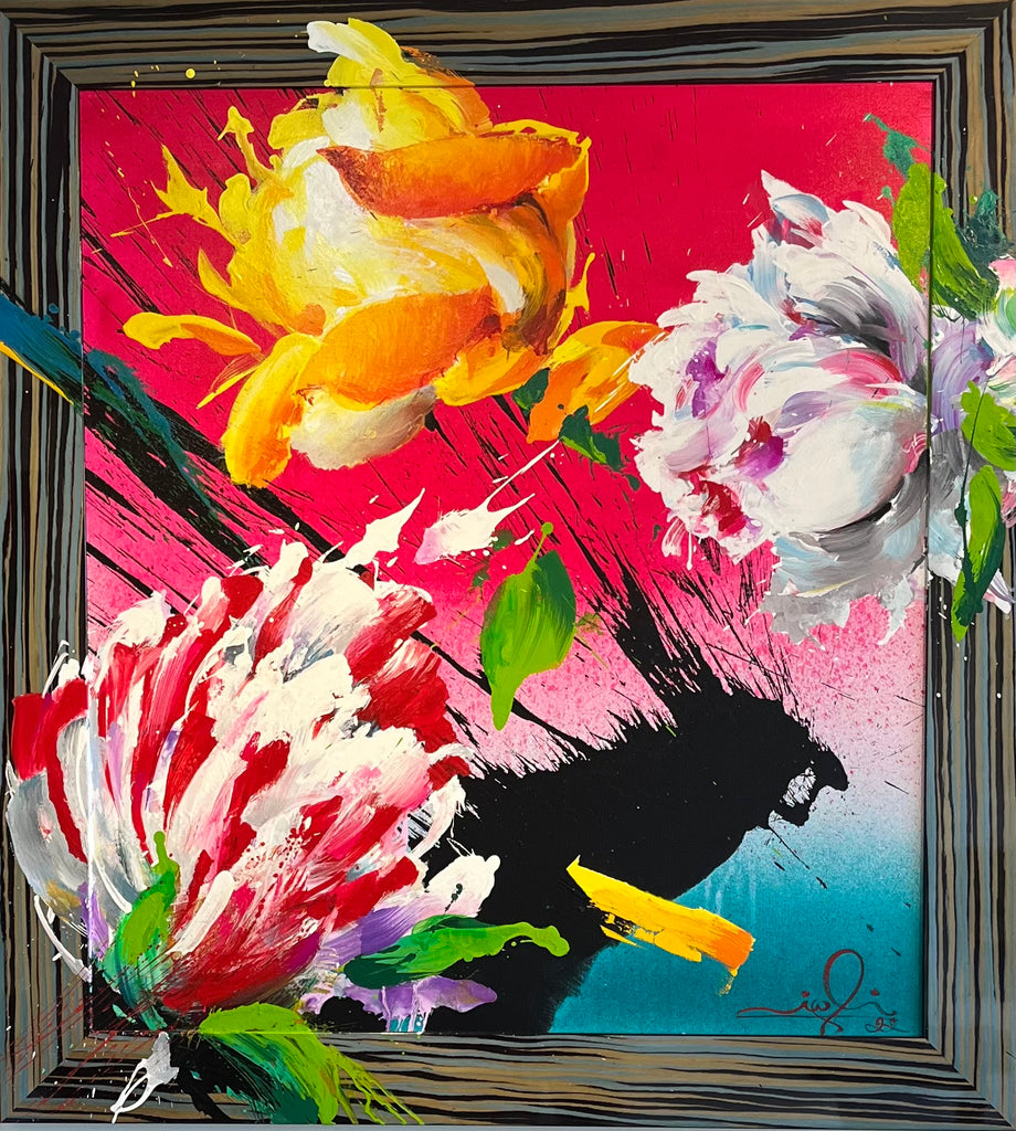 Flower Splash w/ Paint Frame by Yorgo Igli