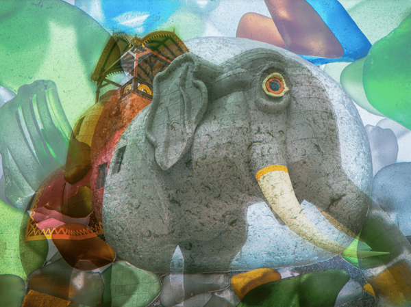 LUCY THE ELEPHANT Abstract Photography by Frederick Ballet