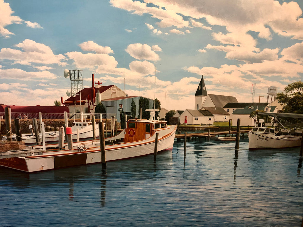 The Crab Boats at Tangiers by Anthony Rudisill