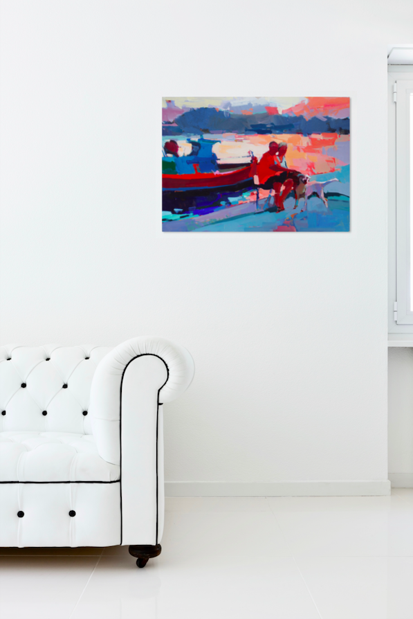 Sunset Walk by Mary Kolokytha