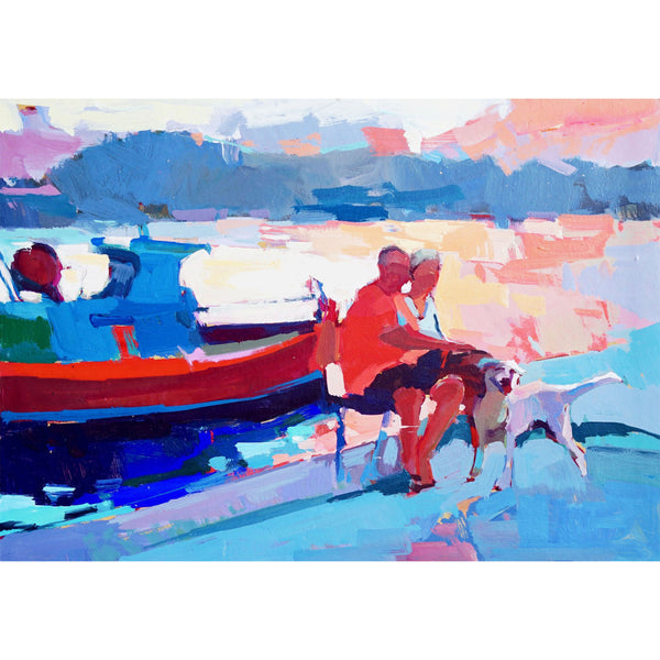 Sunset Walk by Mary Kolokytha