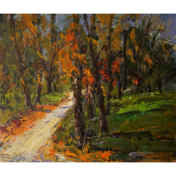 Autumn Road By Vassilis Kolokythas